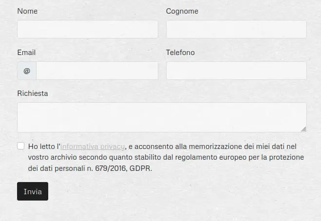 Form Agenzia funebre Losi srl